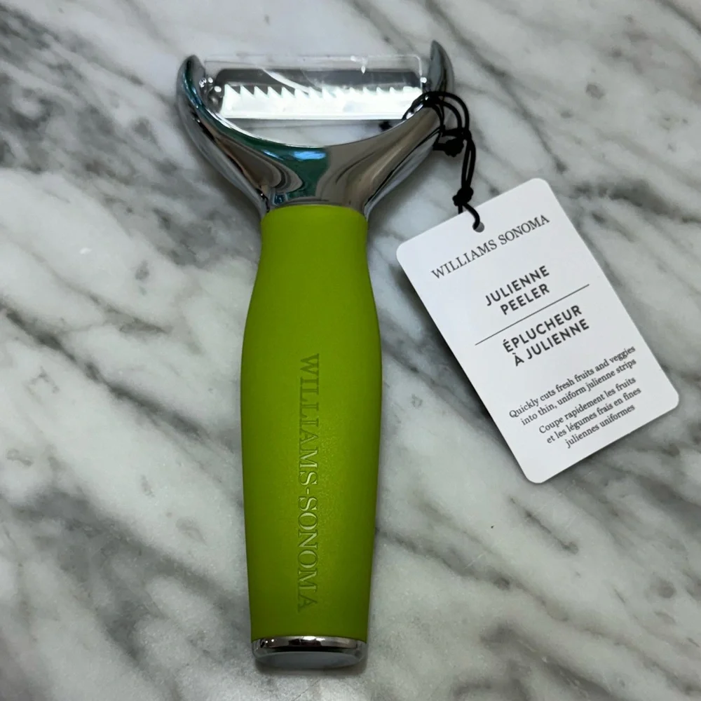 Williams Sonoma Straight Julienne Peeler, Green